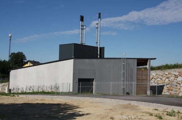 Biowärme St. Georgen an der Gusen - Hentschläger Bau GmbH - Baufirma in Langenstein