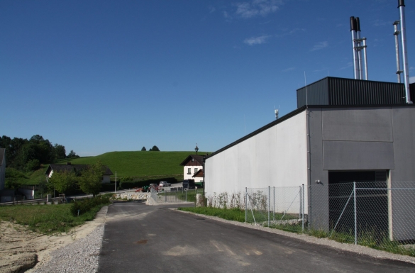 Biowärme St. Georgen an der Gusen - Hentschläger Bau GmbH - Baufirma in Langenstein