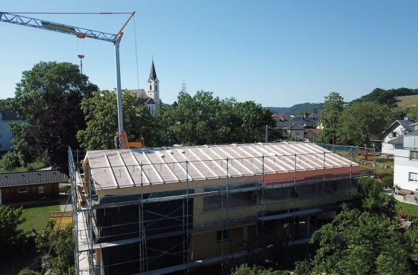 Holzriegelbau St. Georgen - Fa. Hentschläger Holzbau - Zimmerei Hentschläger - Riegelbau - Holzbau - Zimmerer - Langenstein Zimmerei