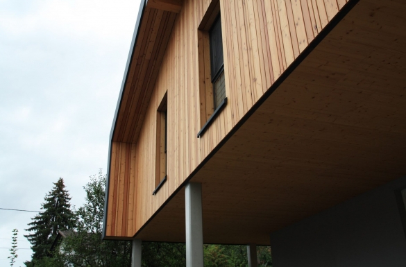 Holzriegelbau St. Georgen - Fa. Hentschläger Holzbau - Zimmerei Hentschläger - Riegelbau - Holzbau - Zimmerer - Langenstein Zimmerei