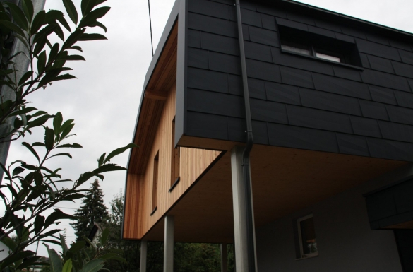 Holzriegelbau St. Georgen - Fa. Hentschläger Holzbau - Zimmerei Hentschläger - Riegelbau - Holzbau - Zimmerer - Langenstein Zimmerei