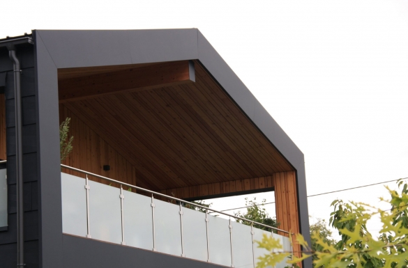 Holzriegelbau St. Georgen - Fa. Hentschläger Holzbau - Zimmerei Hentschläger - Riegelbau - Holzbau - Zimmerer - Langenstein Zimmerei