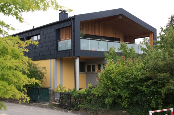 Holzriegelbau St. Georgen - Fa. Hentschläger Holzbau - Zimmerei Hentschläger - Riegelbau - Holzbau - Zimmerer - Langenstein Zimmerei