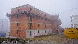 Baufortschritt in Hagenberg - Mietwohnungen für die Neue Heimat - Hentschläger Bau - Rohbau