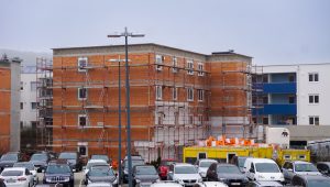 Baufortschritt Schwertberg - Mietwohnungen für die egw - 3 Wohnhäuser - Rohbau - Hentschläger Bau
