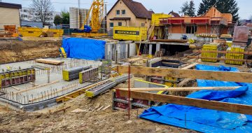 Baufortschritt in St. Georgen an der Gusen - vlw - Mietwohnungen - Hentschläger Bau GmbH