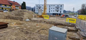 zwei Wohnhäuser in Langenstein für die Lawog - Hentschläger Bau GmbH