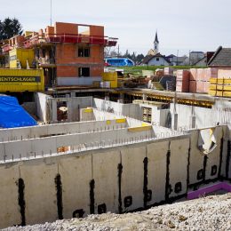 Baustellen - St. Georgen an der Gusen - Mietwohnungen - Hentschläger Bau - EGW Linz