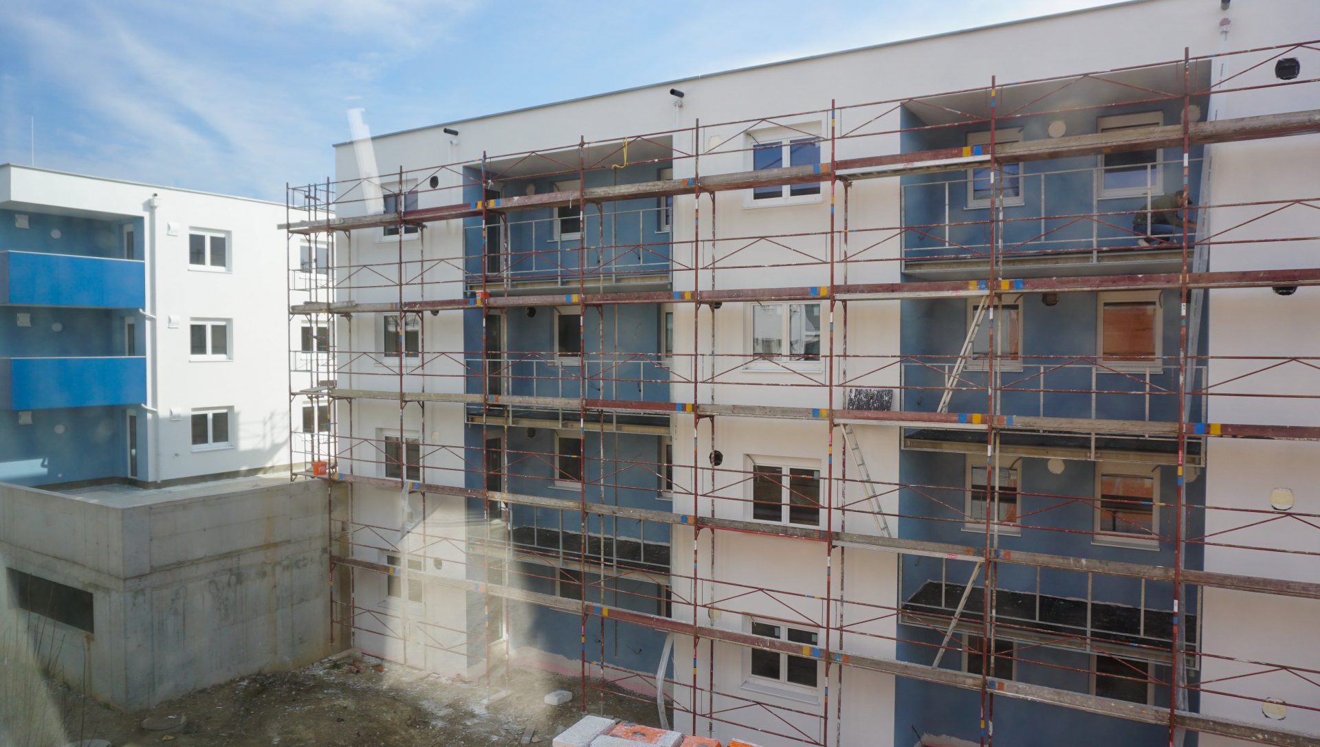 Baustellen - Schwertberg - Mietwohnungen - EGW Linz - Hentschläger Bau GmbH - 3 Wohnhäuser - Wohnungen