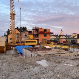 Baustellen - St. Georgen an der Gusen - Mietwohnungen - Hentschläger Bau - EGW Linz