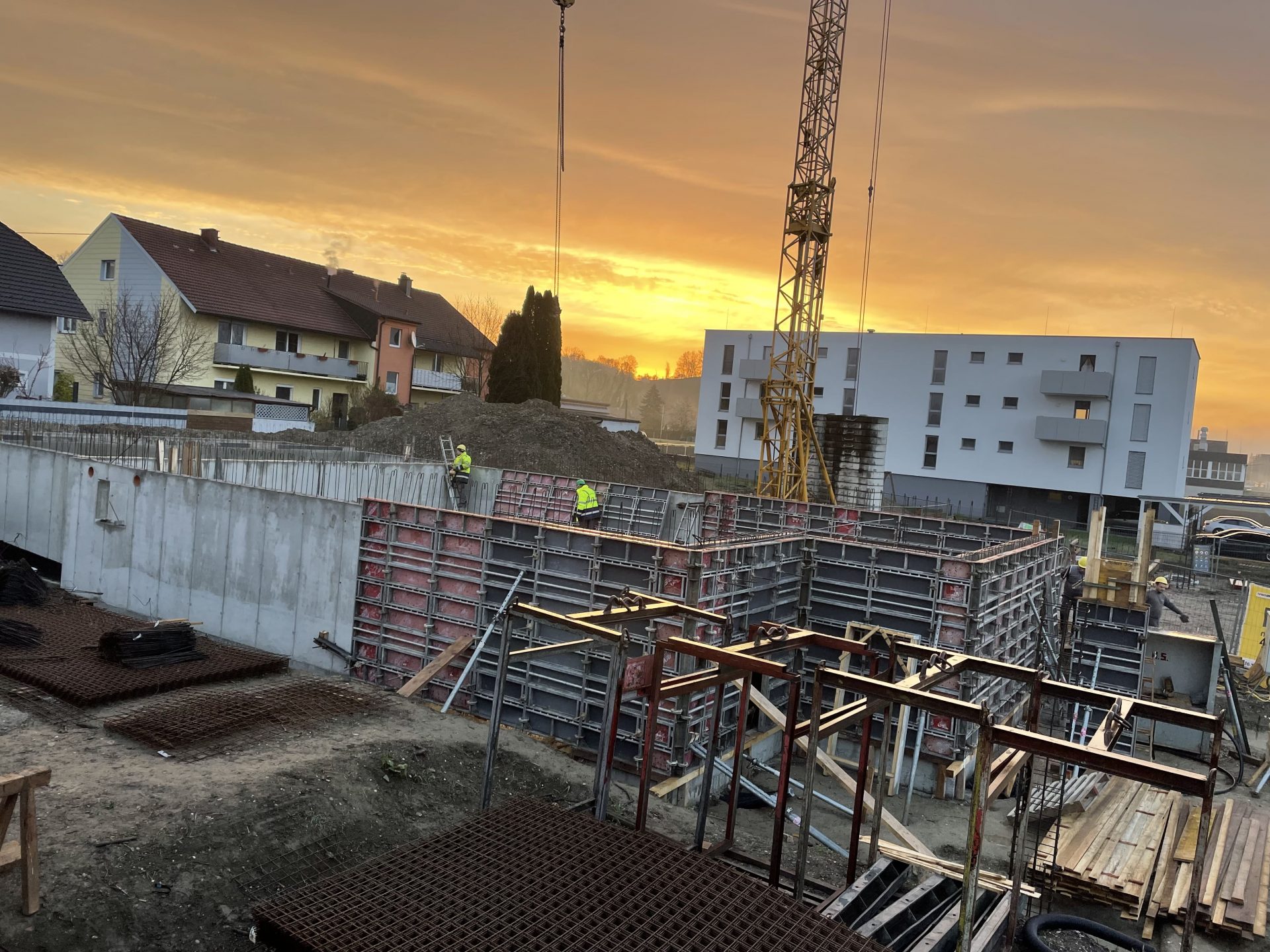 Baustellen - Langenstein - Hentschläger Bau - Lawog - Mietwohnungen - Wohnen