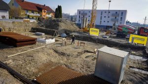 zwei Wohnhäuser für die Lawog - Hentschläger Bau GmbH - Baufortschritt - Mietwohnungen
