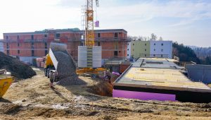 Mietwohnungen für die Neue Heimat - Hentschläger Bau - Baufortschritt