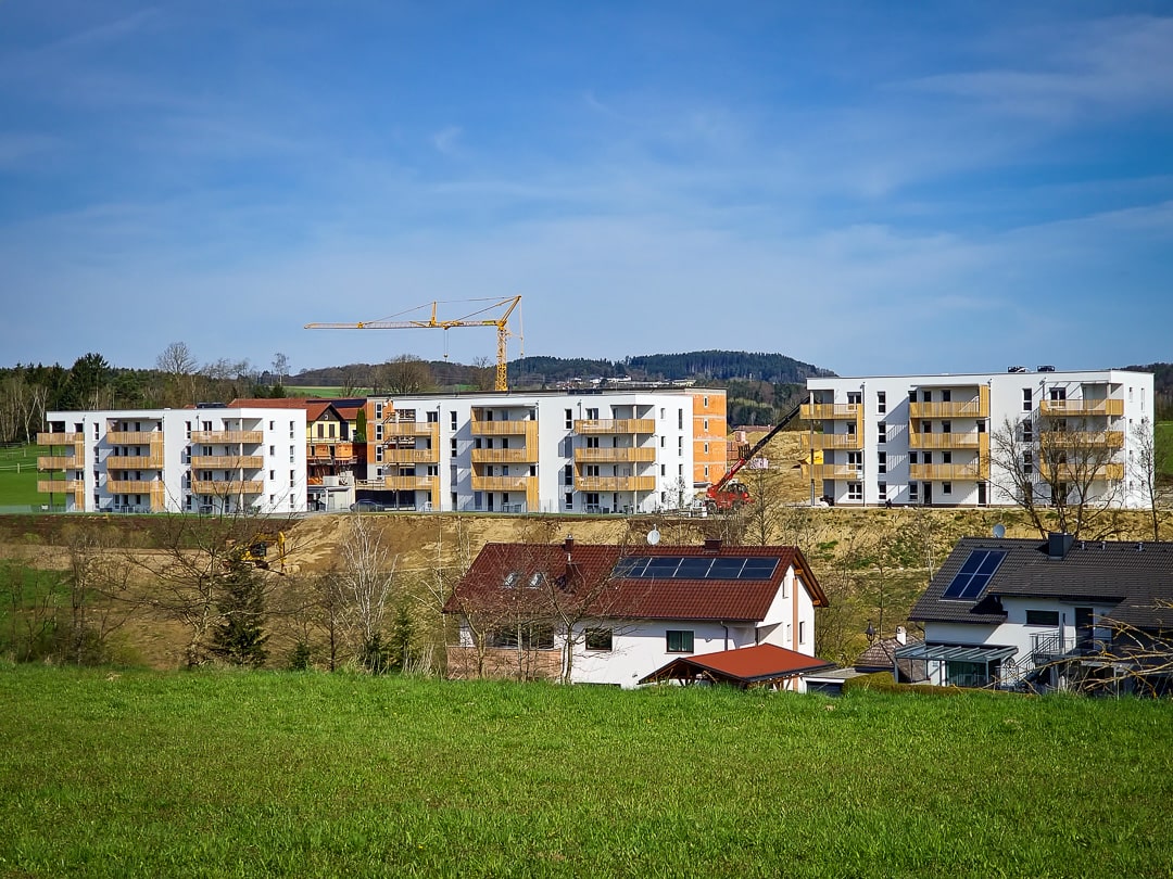 Hagenberg - Hagenpark - Hentschläger Bau - Wohnbau - Eigentumswohnungen - Mietwohnungen - Wohnen in Hagenberg
