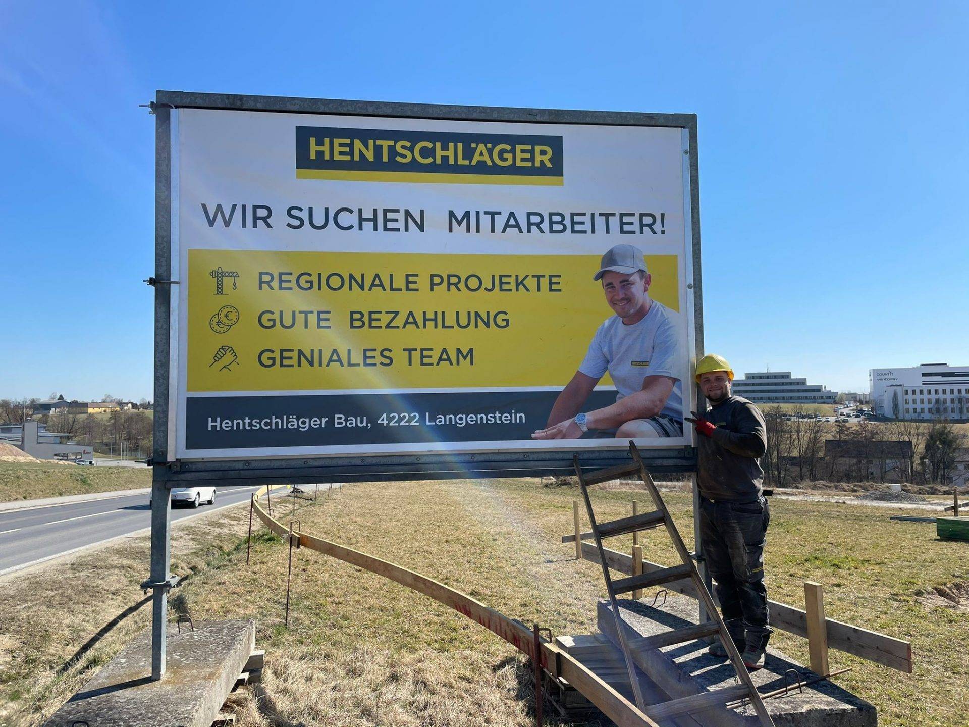 Hentschläger Jobs - Hentschläger Bau GmbH sucht Facharbeiter, Vorarbeiter und Turmdrehkranfahrer